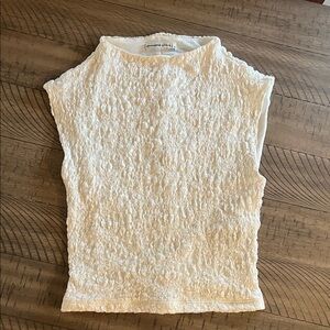 Abercrombie lace high neck top